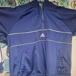Adidas 3/4 zip jacket